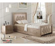 تخت تک نفره چوبی ارغوان T 2011
